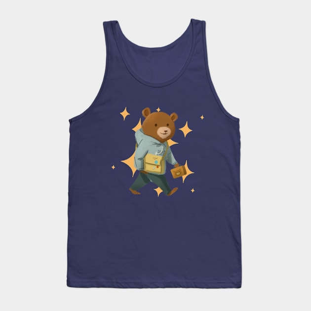 Cute Bear Tank Top by TheAwesomeShop